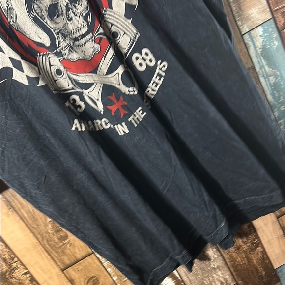 Archaic Men's Black Skull Graphic Tee - Picture 9 of 14